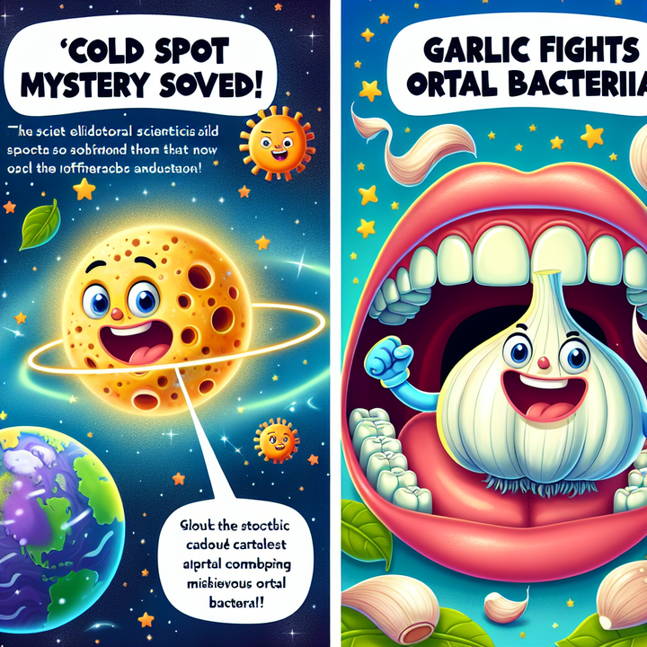 Cold Spot Mystery Solved and Garlic Fights Oral Bacteria
