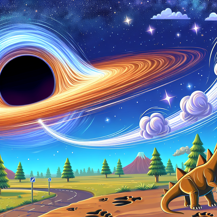 Supermassive Black Hole Winds and Dinosaur Tracks Discovered