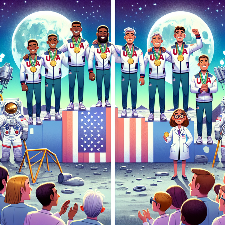 Team USA Wins Medals and Scientists Find Lost Moon Lander