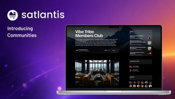 New in Satlantis 🏝️ Introducing Communities