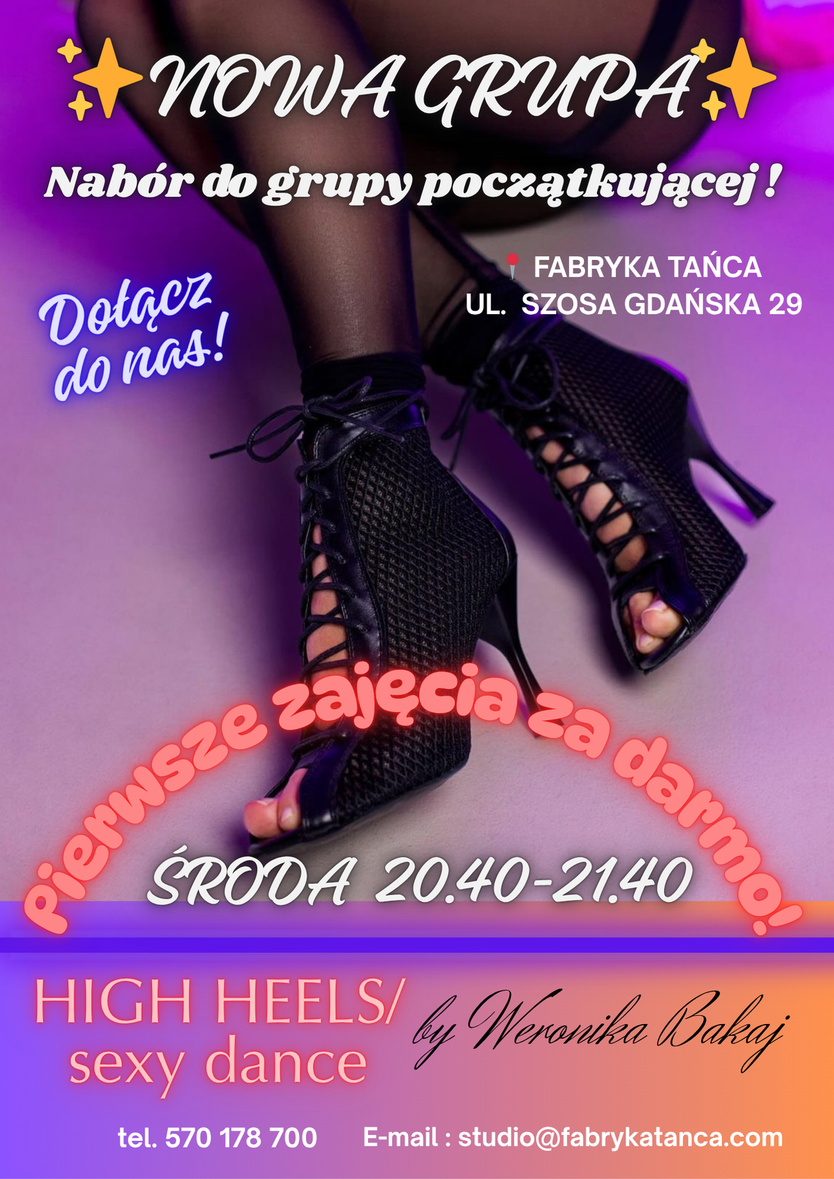 High Heels w Fabryce tańca!