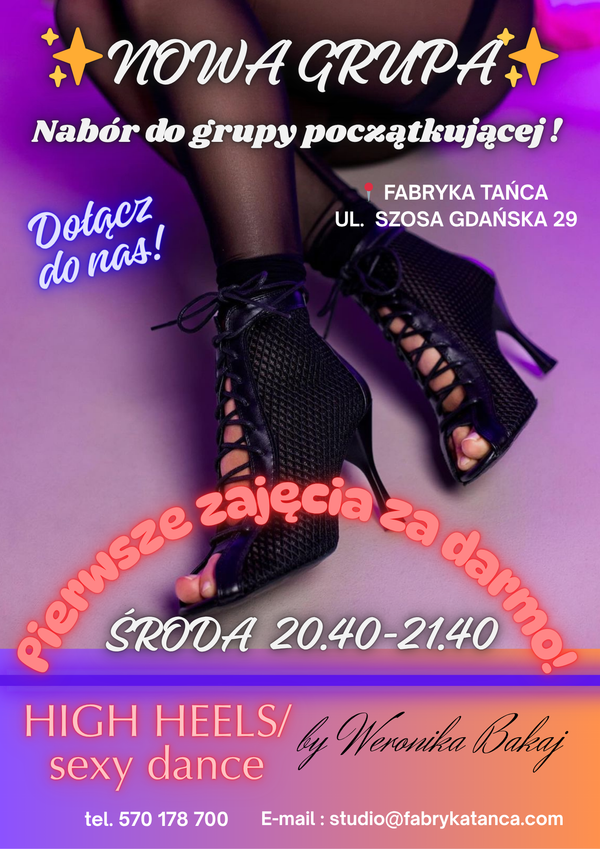 High Heels w Fabryce tańca!