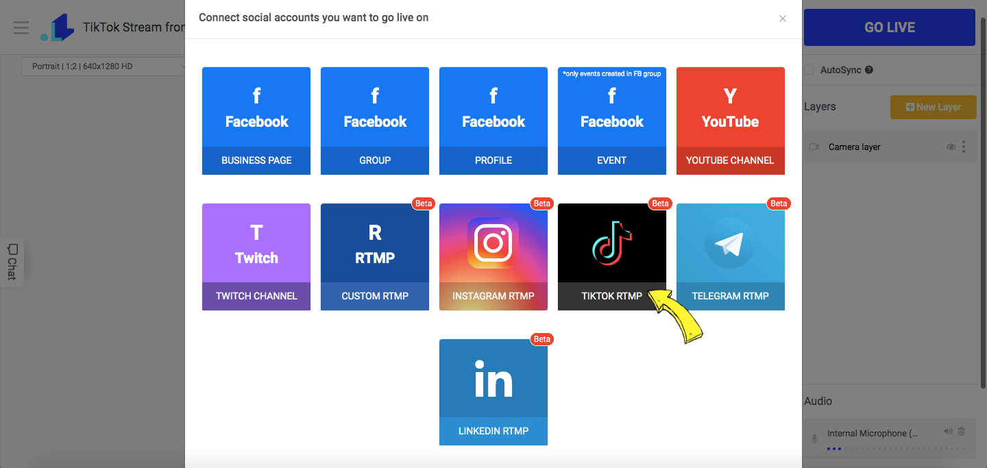 TikTok RTMP Streaming