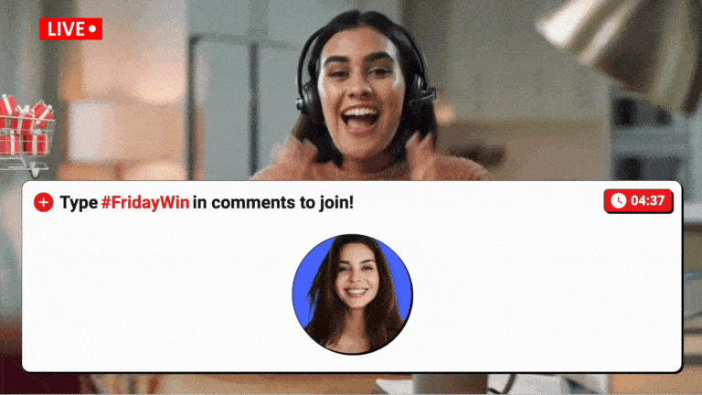 Live Giveaway on Facebook