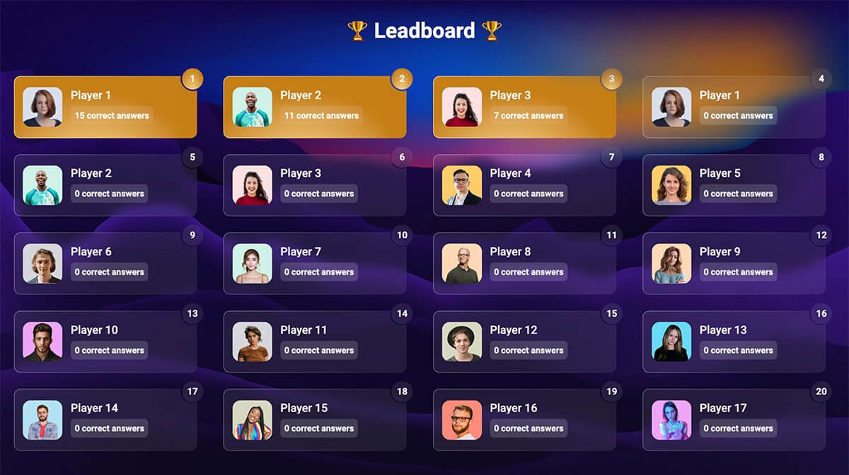 Quiz Leaderboard