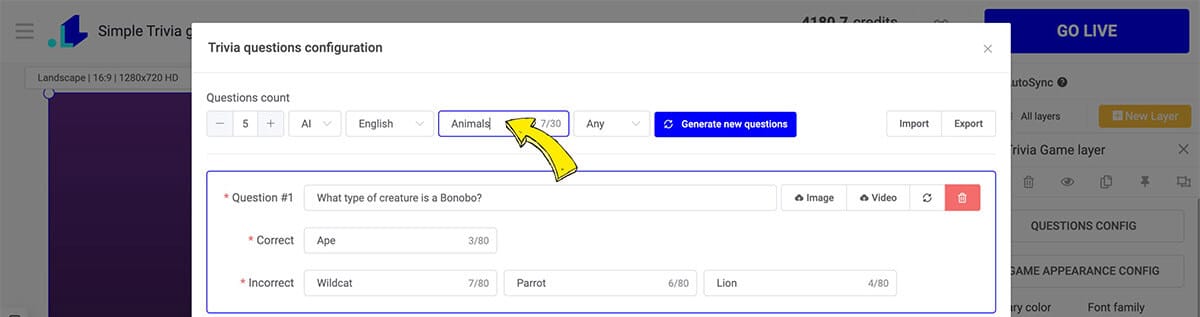 Generate Quiz Questions