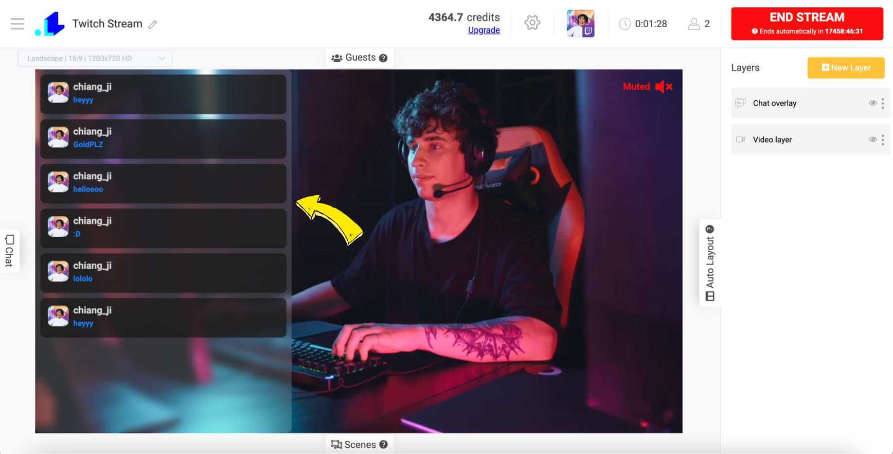 Chat Overlay on Twitch
