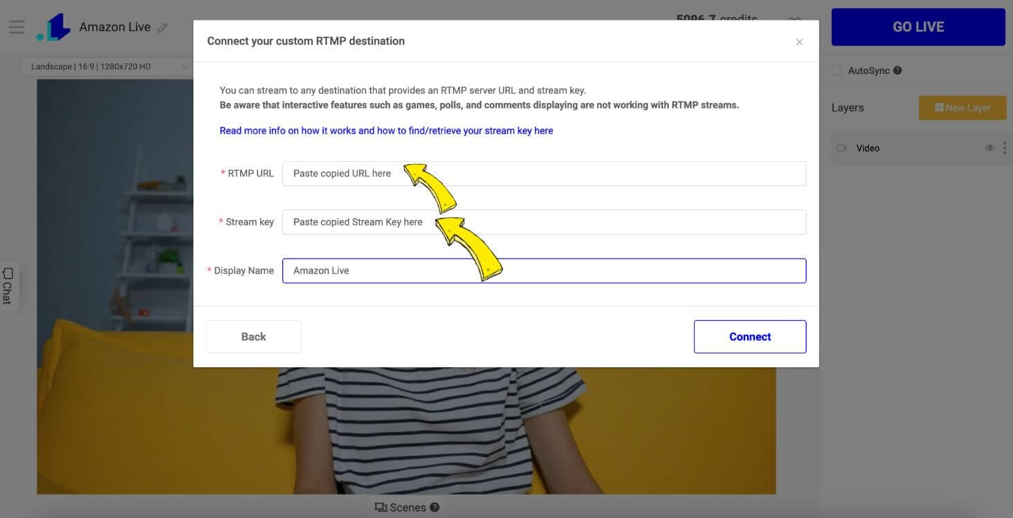 Paste URL