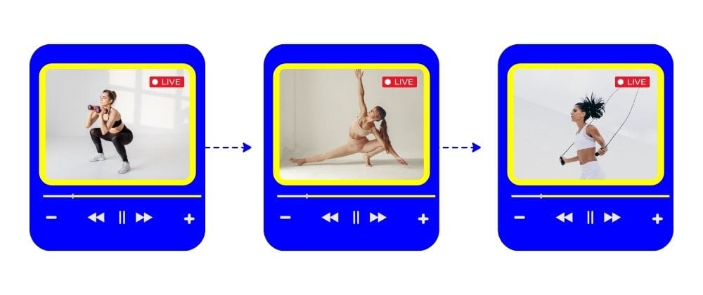 Live Stream a Video Playlist 