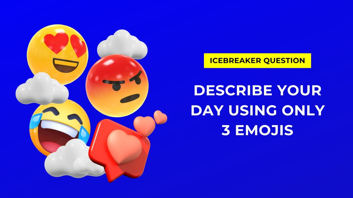 Describe your day using only three emojis