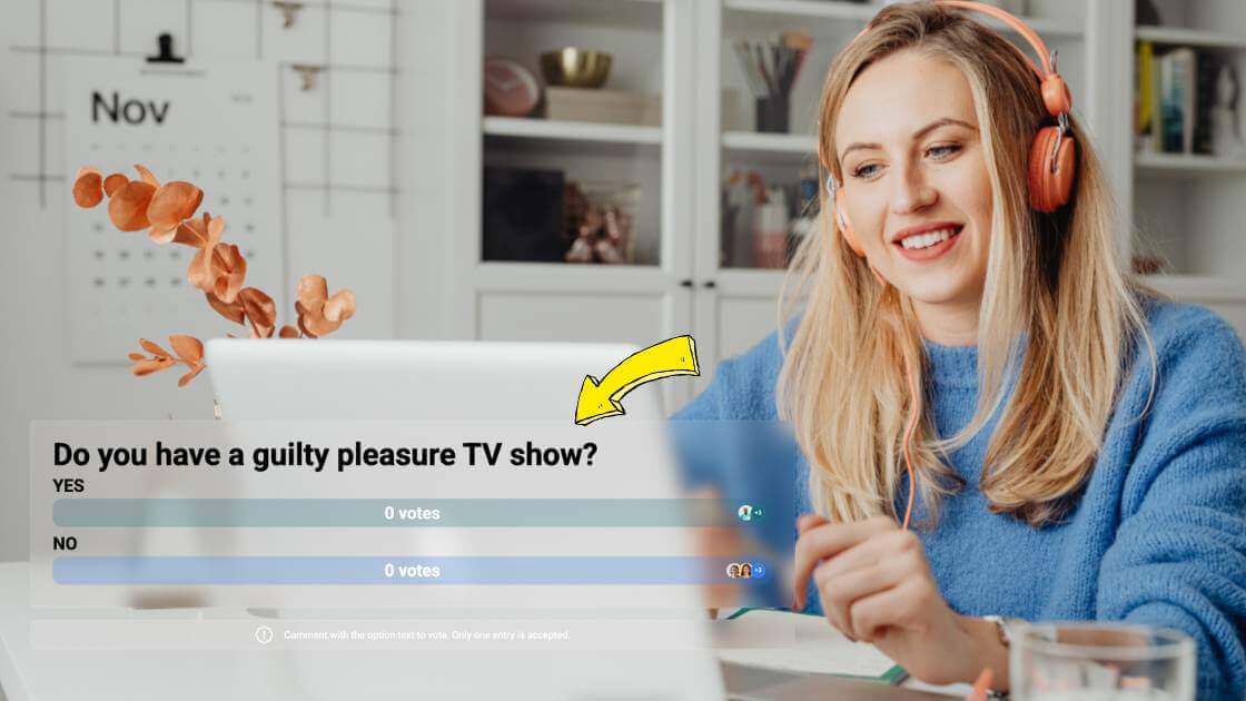 Poll In a Live Stream