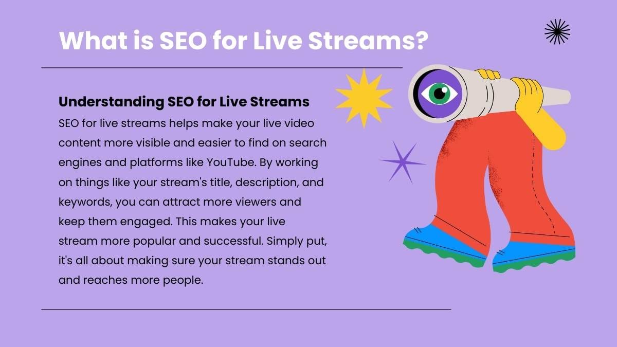 What is SEO for Live Streams?