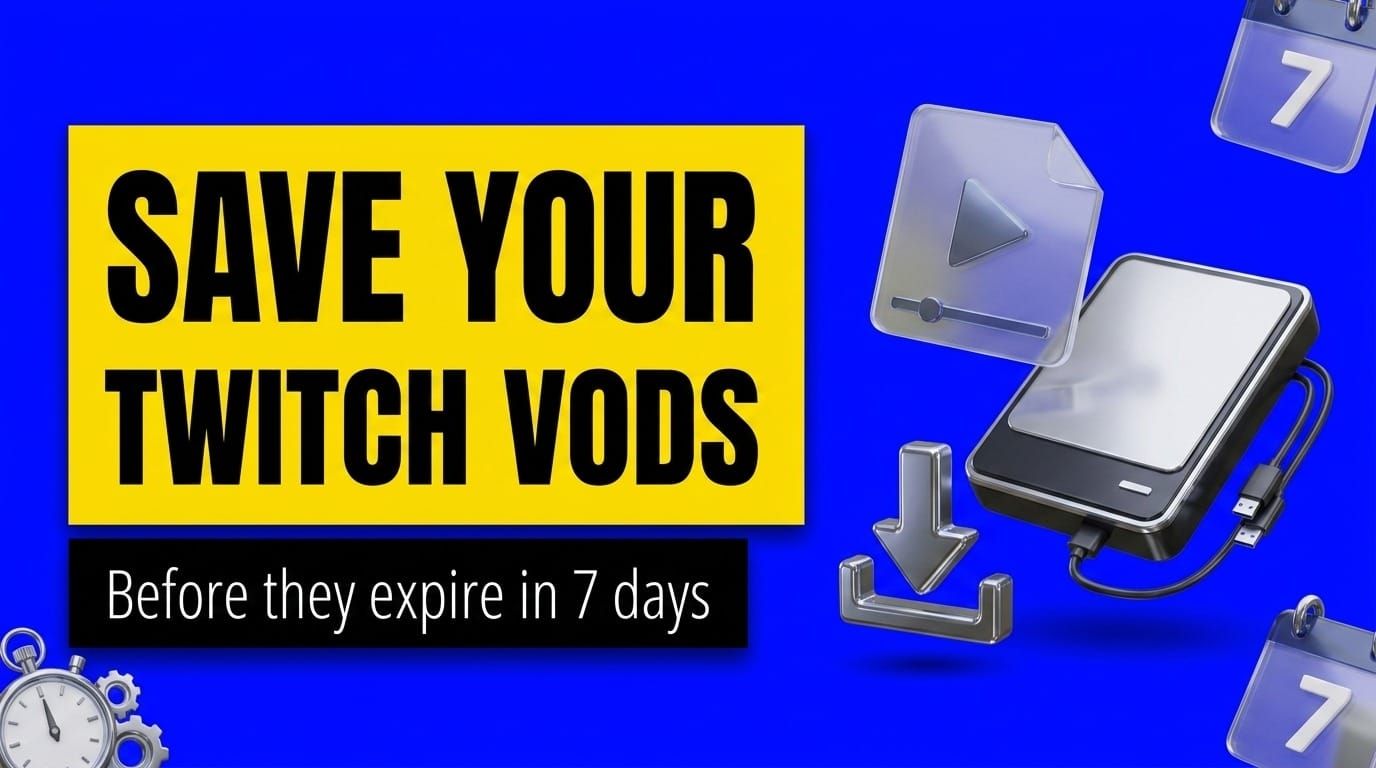How to Save Your Twitch Streams Before Twitch Deletes Them