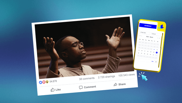 How to stream a pre-recorded Church Service as live