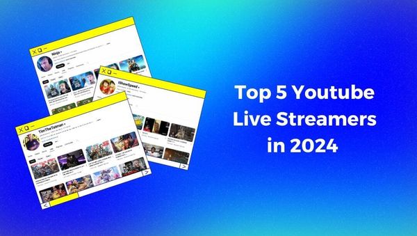 Top 5 Youtube Live Streamers in 2025 [October Updated]