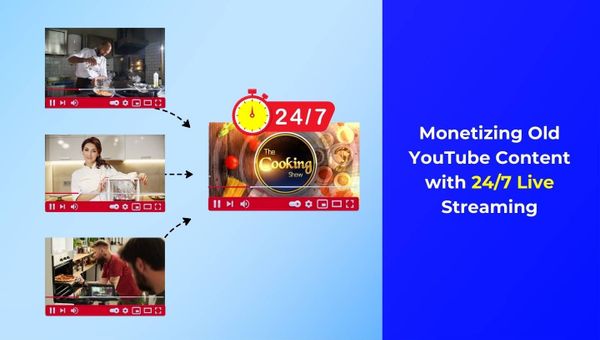 How to Turn Reused Youtube Content into Profit with 24/7 Streaming?
