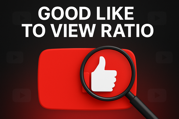 What Is A Good Like To View Ratio On YouTube