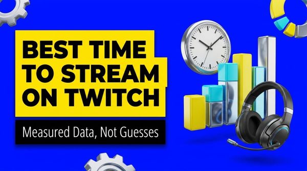 Best Time to Stream on Twitch: Measured Data, Not Guesses