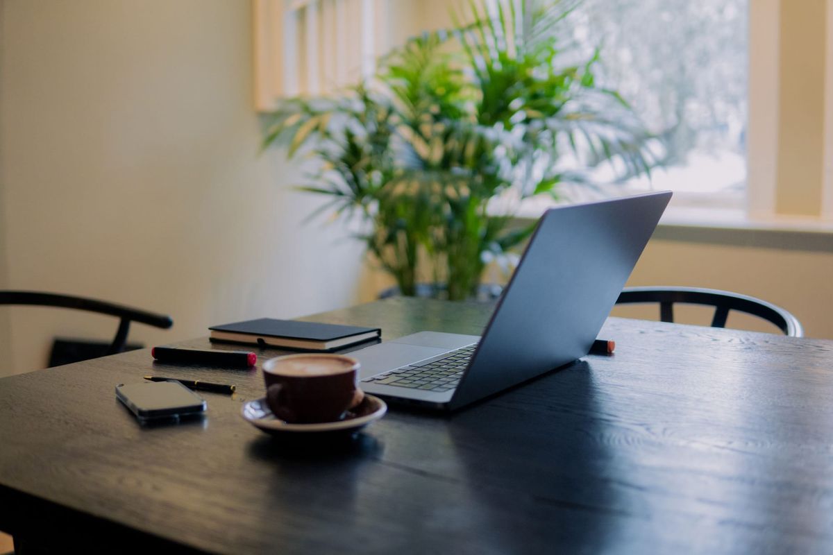 In the  home office