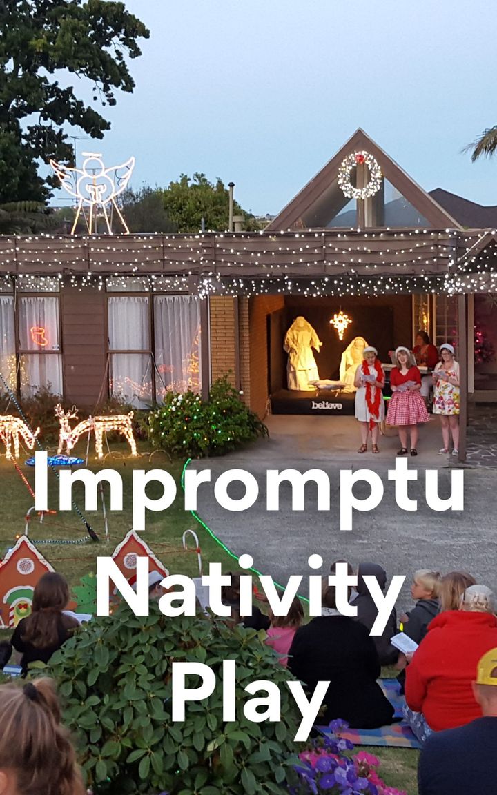 Impromptu Nativity Play