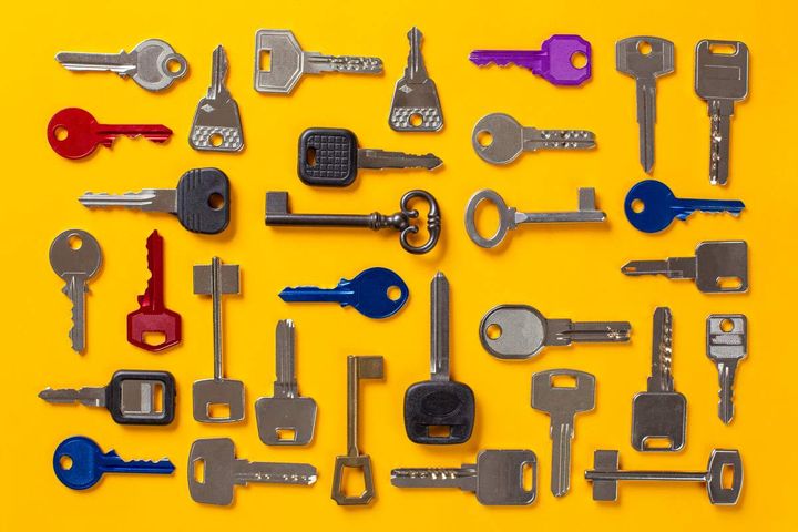 Padlocks and keys