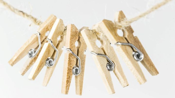 Clothes Pegs and Elastic