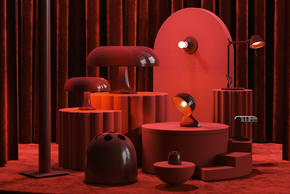 Ruby Red from Artemide & Danese Milano