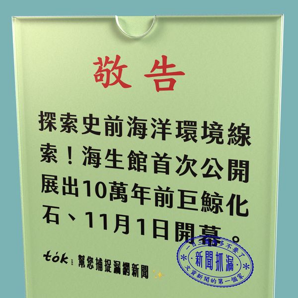 to̍k NEWS 🗞️ 恆春半島巨鯨化石展