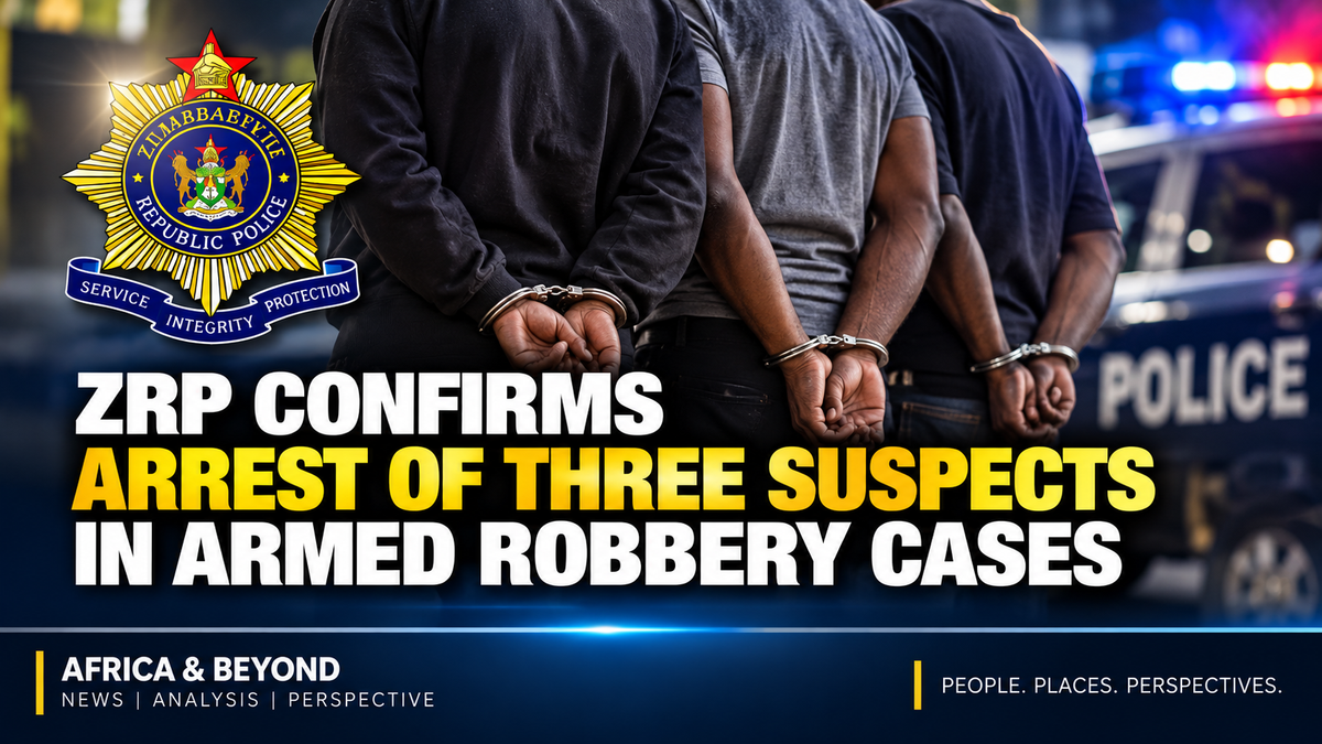 ZRP Arrests Three Suspects in Armed Robbery Cases