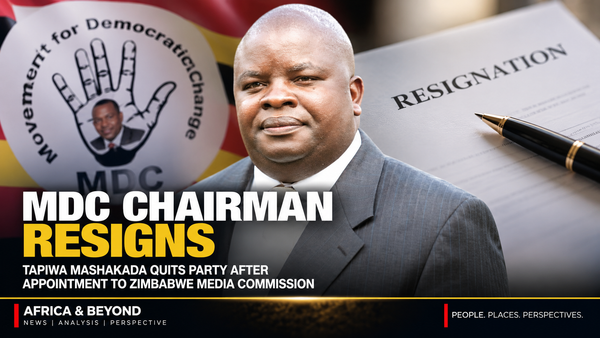 MDC National Chairman Tapiwa Mashakada Resigns After Appointment to Zimbabwe Media Commission