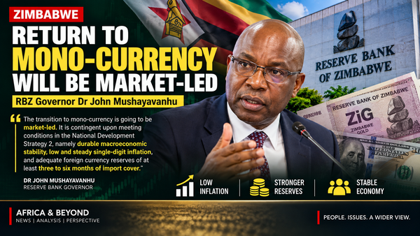 Zimbabwe Mono-Currency Return Will Be Market-Led, Says RBZ Governor