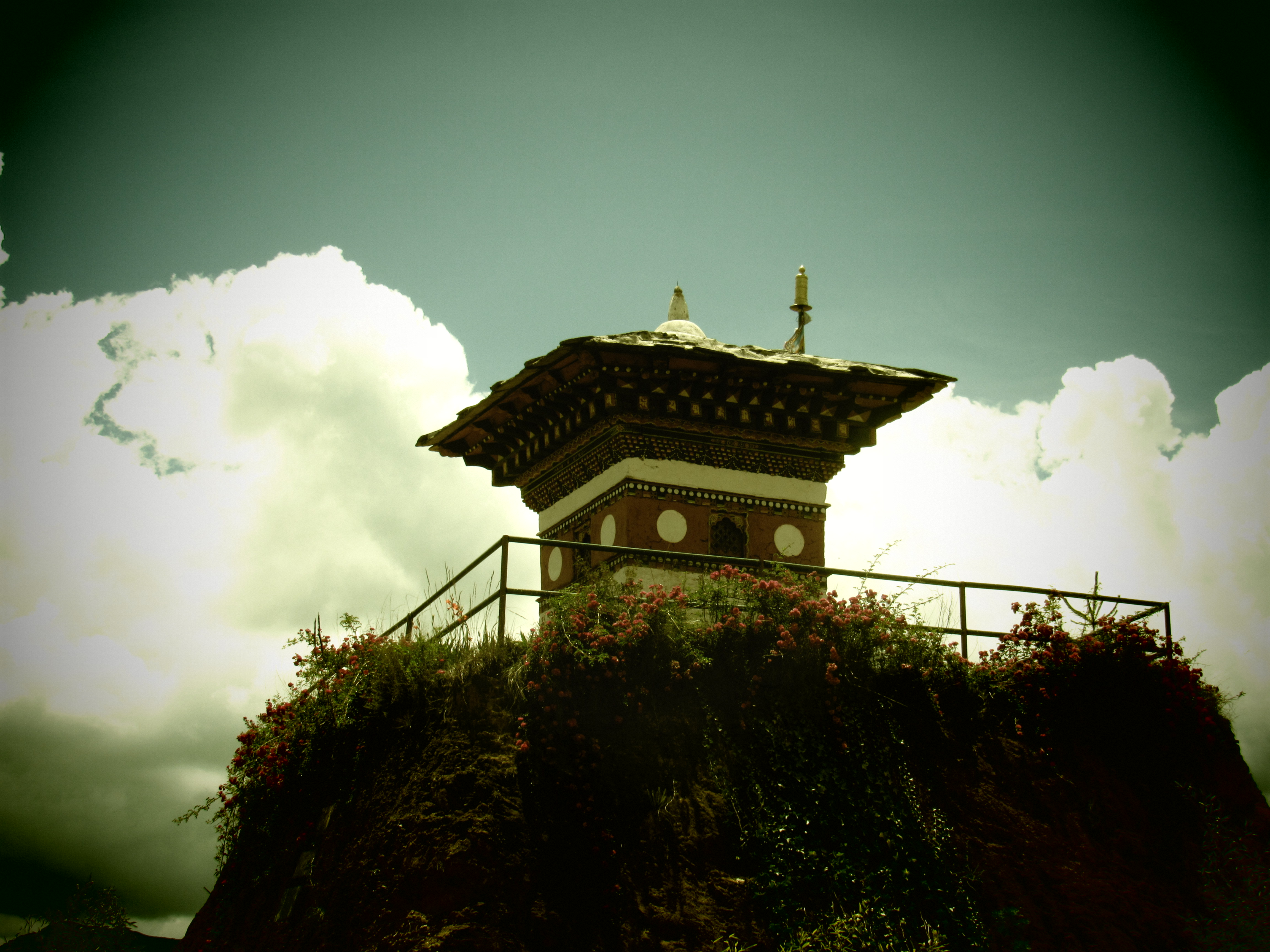 deep in the mountains