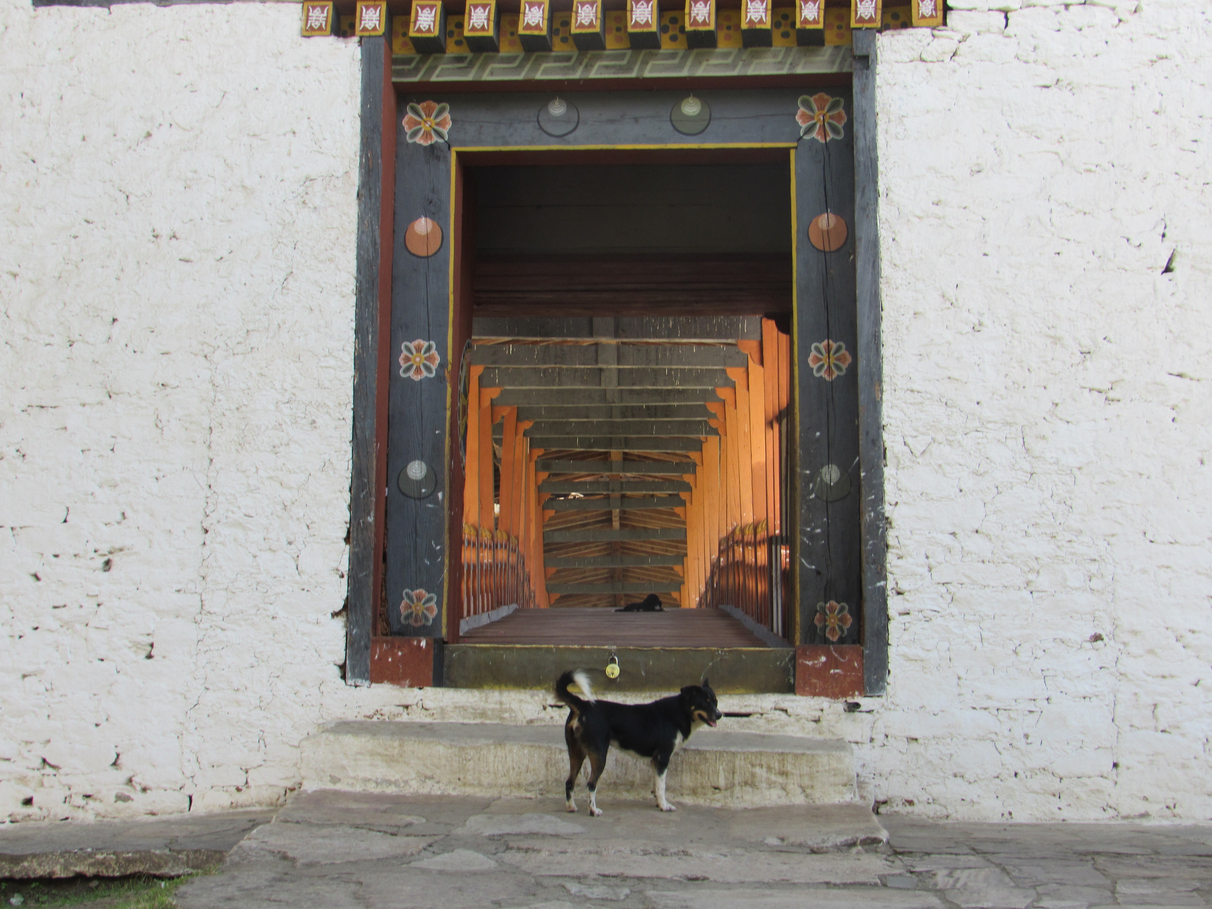 On the ancient bridge