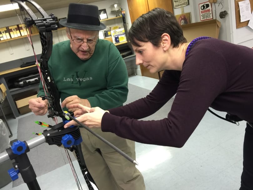 A person and an old person looking at a bow

AI-generated content may be incorrect.