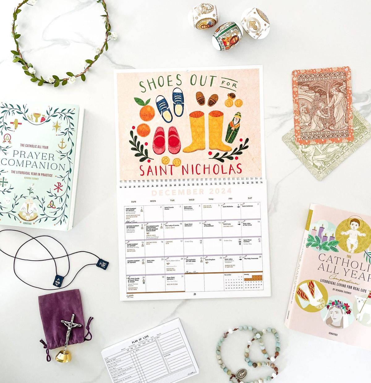 Catholic All Year wall calendar