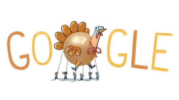 Google’s Thanksgiving 2024 Doodle is all about food, family, and floats