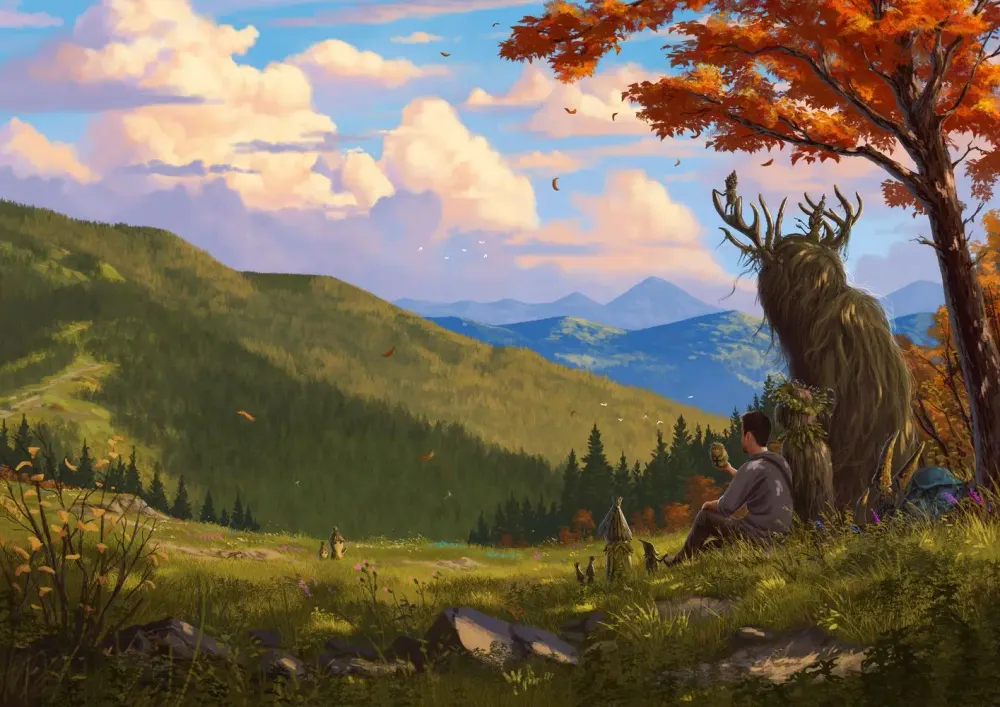 Painting dedicated to Andriy, by Roman Dubina
