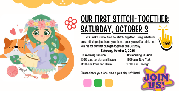Our First Stitch-Together: Saturday, October 3