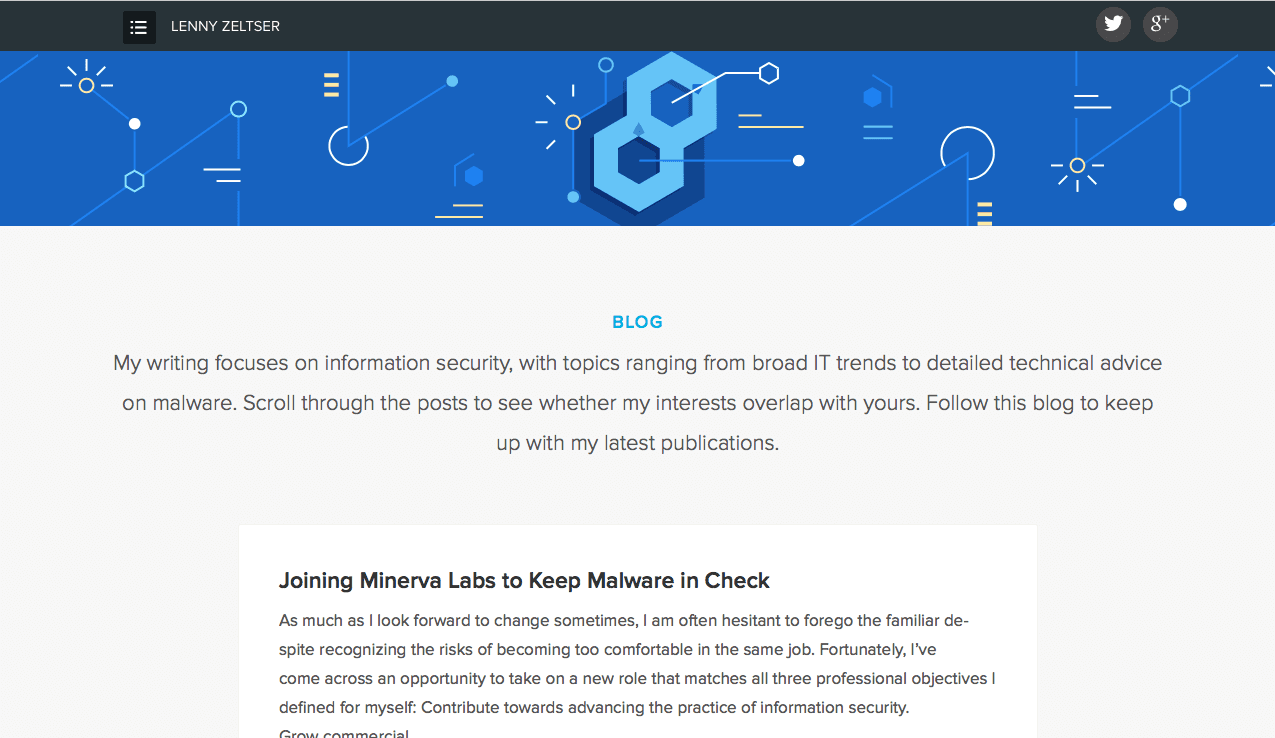 Blog Seguridad Lenny Zeltser on Information security