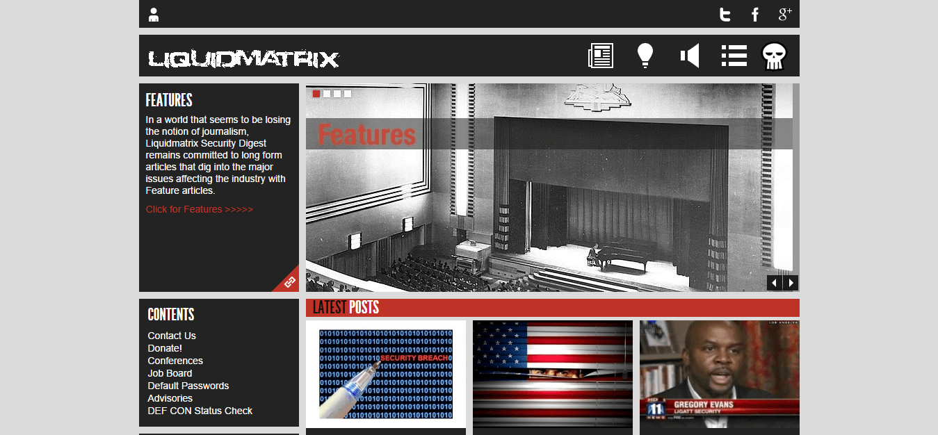 Blog Seguridad Liquidmatrix Security Digest