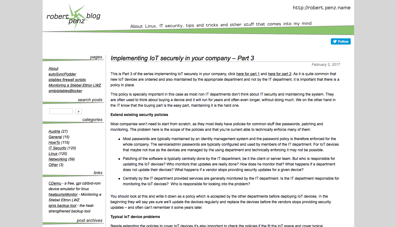 Blog Seguridad Robert Penz