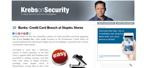 Blog seguridad Krebs