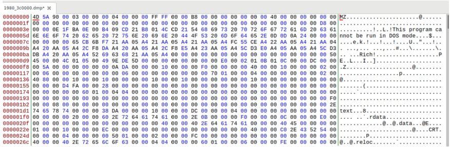 Eliminamos Anterior a MZ Emotet