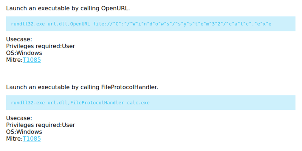LOLBAS url.dll