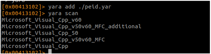 Compiler Yara Radare2