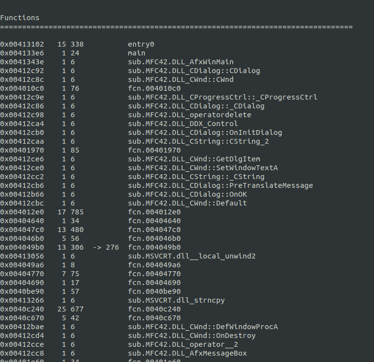 Funciones Info Script Analisis de Malware by Rafa