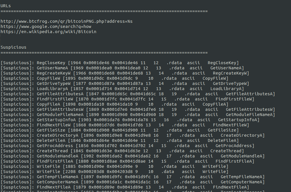 URLs Sospechosas Info Script Analisis de Malware by Rafa