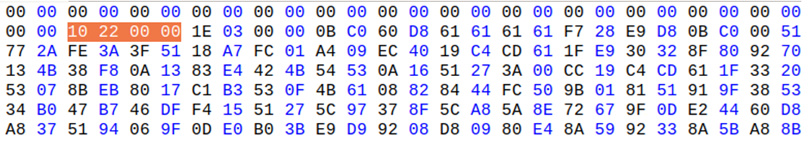 Repetición de opcodes