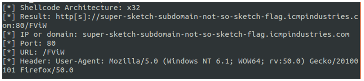 Shellcode bonito